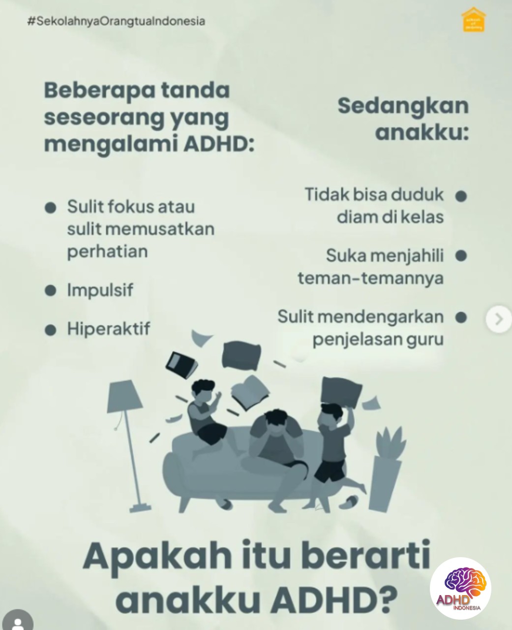 Ciri dan Gejala ADHD pada Anak Usia Dini di Provinsi Daerah Istimewa Yogyakarta